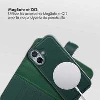 Selencia Étui portefeuille amovible Olyn avec MagSafe Apple iPhone 17 - Vert