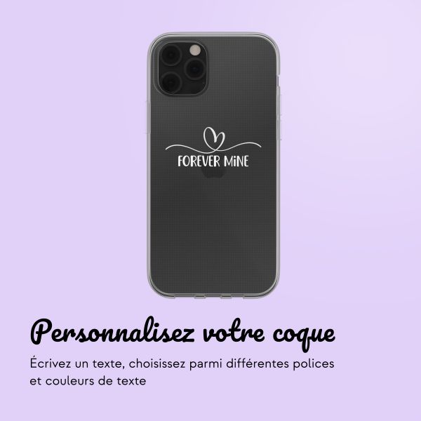 Coque avec votre propre photo et/ou texte Apple iPhone 12 (Pro) - Sierlijk hartje