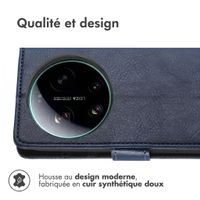 imoshion Étui de télephone portefeuille de luxe Xiaomi 17 Ultra - Bleu foncé