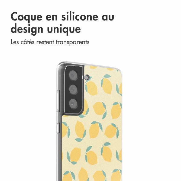 imoshion Coque design pour Samsung Galaxy S21 FE - Citrus Dream