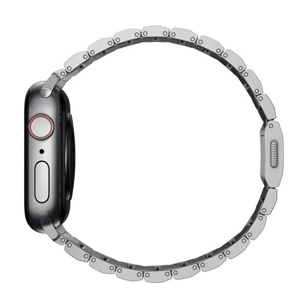 Nomad Bracelet à maillons en titane Apple Watch Series 1 t/m 11 / SE / Ultra (44/45/46/49 mm) - Silver