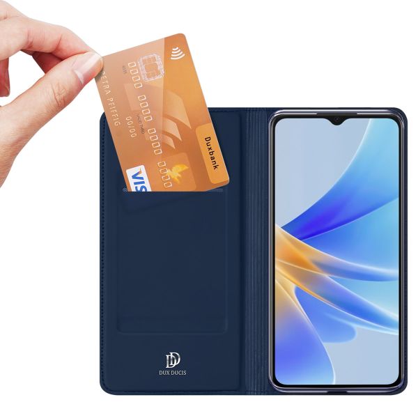 Dux Ducis Étui de téléphone Slim Oppo A17 - Bleu foncé