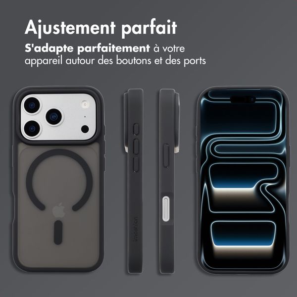 imoshion Coque Color Guard avec MagSafe Apple iPhone 17 Pro Max - Noir