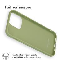 imoshion Coque Couleur Apple iPhone 14 Pro Max - Olive Green