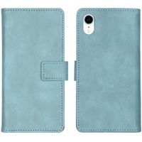 imoshion Étui de télephone portefeuille de luxe Apple iPhone Xr - Bleu clair