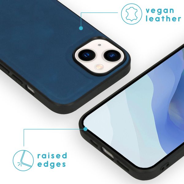 imoshion Etui de télephone luxe 2-en-1 amovible Apple iPhone 14 - Bleu