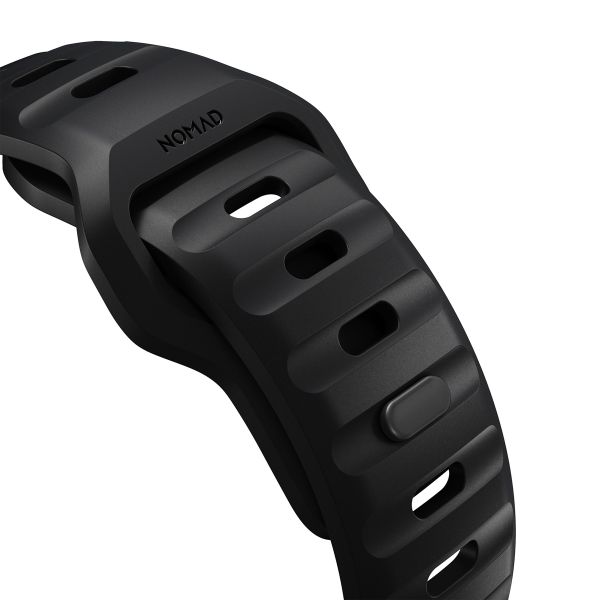 Nomad Bracelet Sport FKM Apple Watch Series 1 á 10 / SE / Ultra (2) (44/45/46/49 mm) - Noir