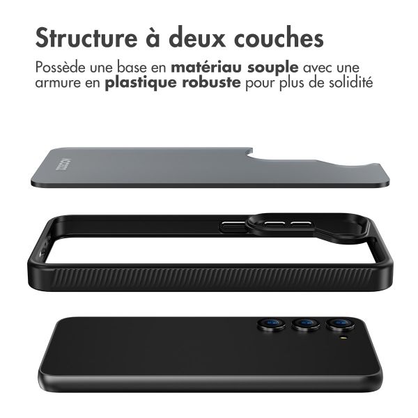 Accezz Coque Givrée Robuste Samsung Galaxy S23 - Noir