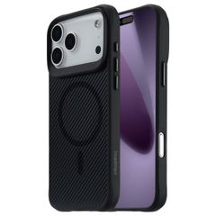 imoshion Rugged Hybrid Carbon Case avec MagSafe Apple iPhone 17 Pro Max - Noir