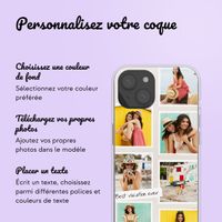 Coque personnalisée avec pellicule N°3 iPhone 15 - Transparent