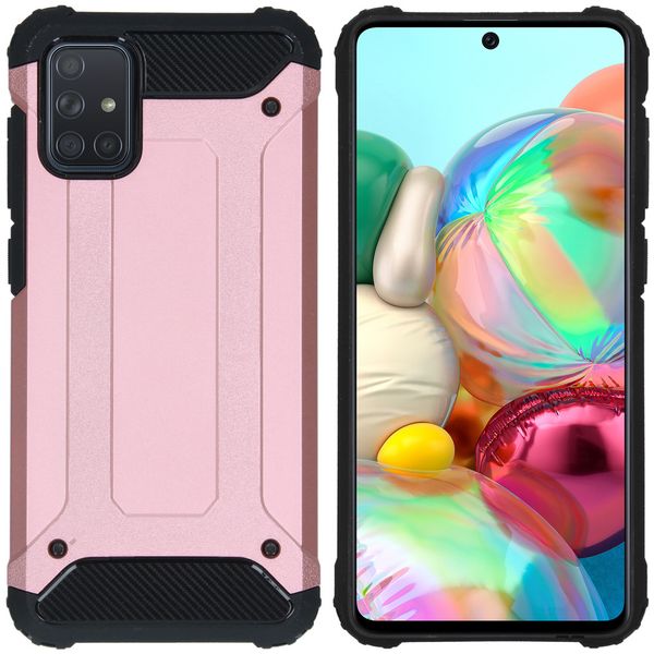 imoshion Coque Rugged Xtreme Samsung Galaxy A71 - Rose Champagne