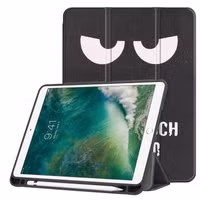 imoshion Coque tablette Design Trifold Apple iPad 6 (2018) 9.7 pouces / iPad 5 (2017) 9.7 pouces / Air 2 (2014)/Air 1 (2013) - Don't touch