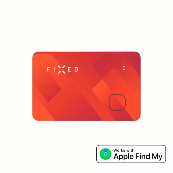 Fixed Tag Card - Tracker Bluetooth pour iOS - Orange