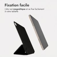 Accezz Coque tablette trifold en cuir Apple iPad 11 (2025) 11 pouces A16 / iPad 10 (2022) 10.9 pouces - Noir