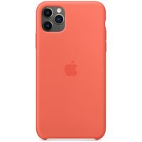 Apple Coque en silicone iPhone 11 Pro Max - Clementine Orange