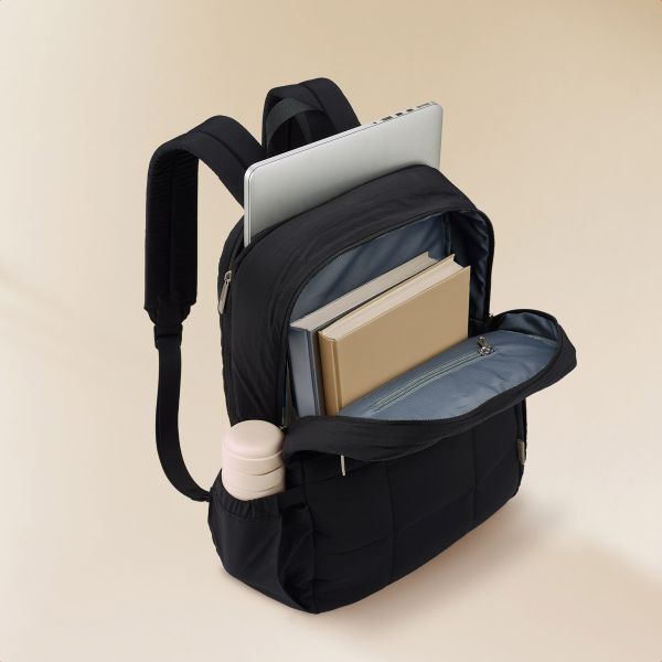 Selencia Sac à dos ordinateur portables Vaya Puffy 16 pouces - Midnight Black