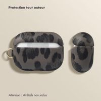 Selencia Coque Sabi Apple AirPods Pro 3 - imprimé léopard - Midnight Black