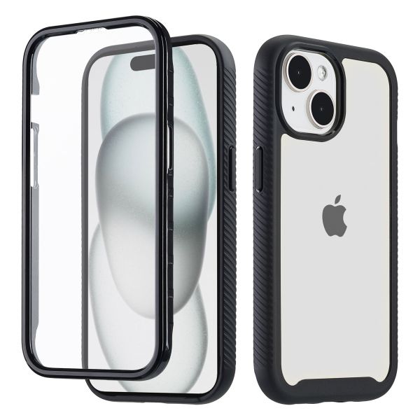imoshion Coque 360° Full Protective Apple iPhone 15 - Noir