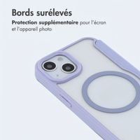 imoshion Bookcase transparente avec MagSafe Apple iPhone 14 / 13 - Lilas