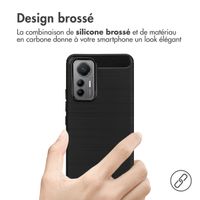 imoshion Coque Brushed Xiaomi 12 Lite - Noir