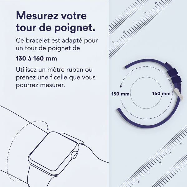 Apple Bracelet à maillons magnétique FineWoven Apple Watch | 38/40/41/42 mm - Taille S/M - Evergreen