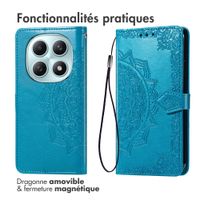 imoshion Etui de télephone Mandala Xiaomi Redmi Note 15 (4G) - Turquoise