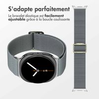 imoshion Bracelet en nylon élastique Samsung Galaxy Watch 8 (Classic) - 40 / 44 / 46mm - Gris