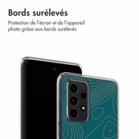 imoshion Coque Design Samsung Galaxy A52(s) (5G/4G) - Topo Turquoise