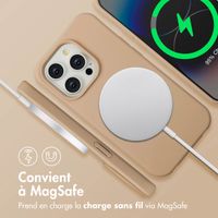 imoshion Coque arrière Color avec cordon amovible et MagSafe Apple iPhone 14 Pro - Nude
