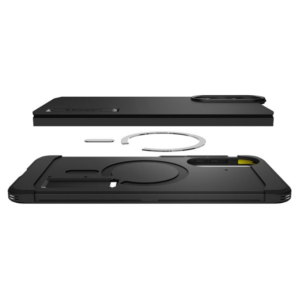 Spigen Coque Tough Armor MagSafe Samsung Galaxy S25 Edge - Noir