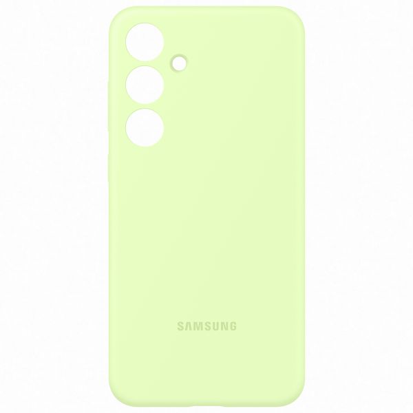 Samsung Original Coque en silicone Galaxy S24 Plus - Light Green