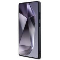 Guess Coque 4G Metal Logo Saffiano Samsung Galaxy S25 Ultra - Noir