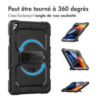 Accezz ﻿Coque arrière robuste avec bandoulière iPad Air 3 (2019) / Pro 10.5 (2017) - Noir