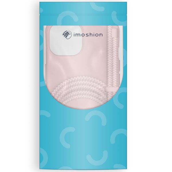 imoshion Coque de couleur avec cordon amovible Apple iPhone 14 - Rose