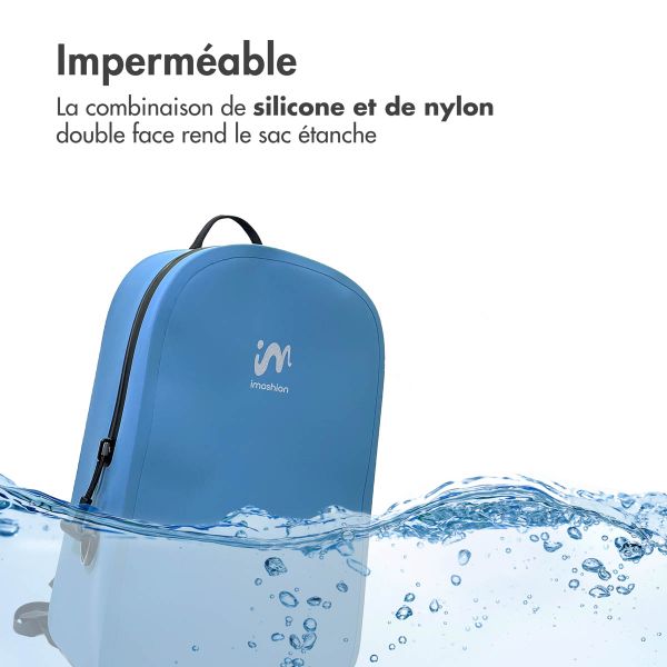 imoshion Sac à dos Hermétique et Étanche 16L - Moyen - Bleu doux