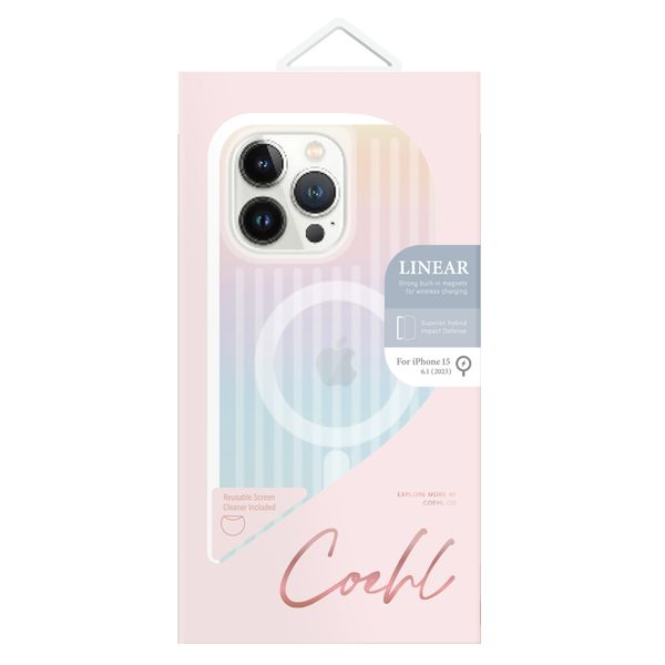 Coehl Coque Linear Magsafe iPhone 15 Pro Max - Iridescent