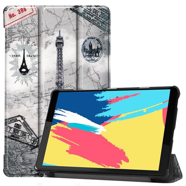 imoshion Coque tablette Design Trifold Lenovo Tab M8 / M8 FHD - Paris