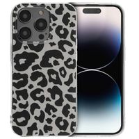 imoshion Coque Design Apple iPhone 14 Pro - Leopard Transparent