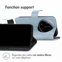 imoshion Étui de télephone portefeuille de luxe Xiaomi 17 Ultra - Bleu clair