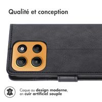imoshion Étui de télephone portefeuille Motorola Moto G15 / G15 Power - Noir