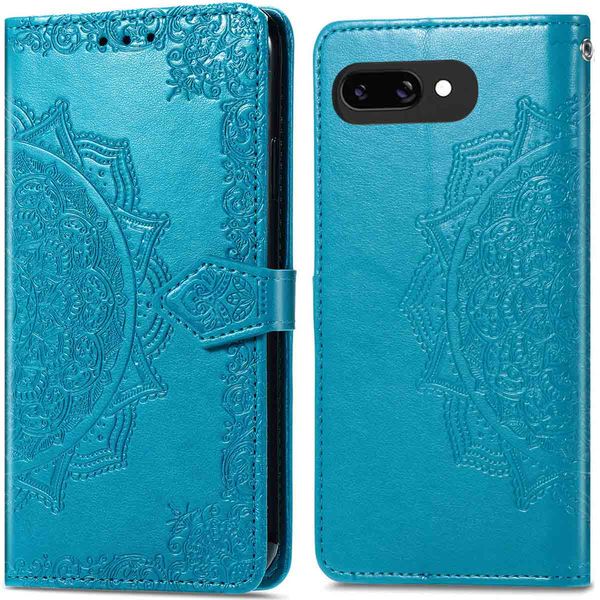 imoshion Etui de téléphone portefeuille Mandala Google Pixel 9a - Turquoise