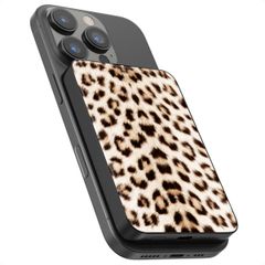 Selencia Powerbank Vivid 5 000 mAh - MagSafe et Qi2 - Noir / Leopard