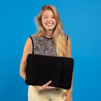 imoshion Pochette ordinateur avec compartiment 17 pouces - Black