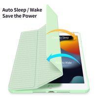 Dux Ducis Coque tablette Toby iPad 9 (2021) 10.2 pouces / iPad 8 (2020) 10.2 pouces / iPad 7 (2019) 10.2 pouces - Vert