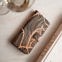 imoshion Coque silicone design iPhone 13 - Golden Leaves