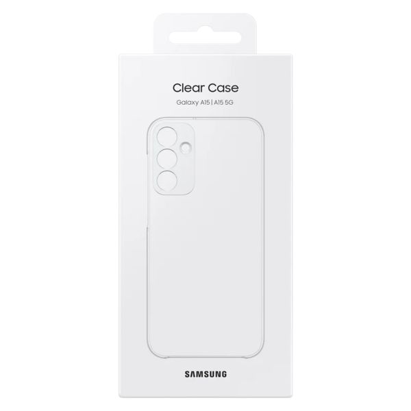 Samsung Original Coque rigide Clear Samsung Galaxy A15 (5G/4G) - Transparent