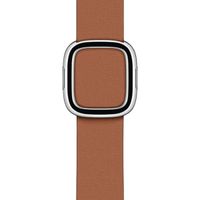 Apple Leather Band Modern Buckle Apple Watch Series 1 á 9 / SE (38/40/41 mm) | Series 10 (42 mm) - Taille L - Saddle Brown