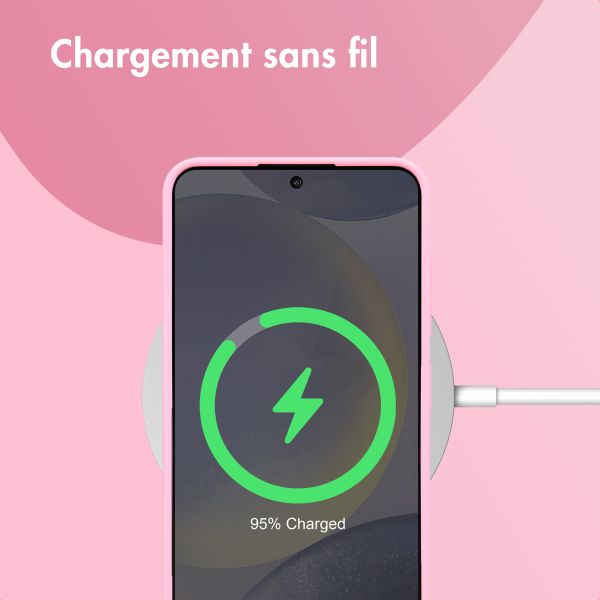 imoshion Coque Couleur Samsung Galaxy S24 - Bubblegum Pink