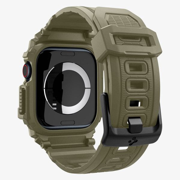 Spigen Coque Rugged Armor™ Pro Apple Watch 10 - 46 mm - Vintage Khaki