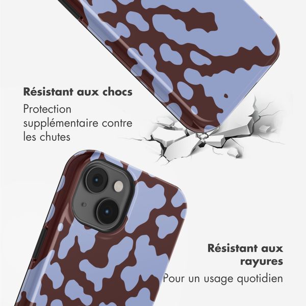 Selencia Coque arrière Vivid avec MagSafe Apple iPhone 14 - Moo'd Lavender Glow